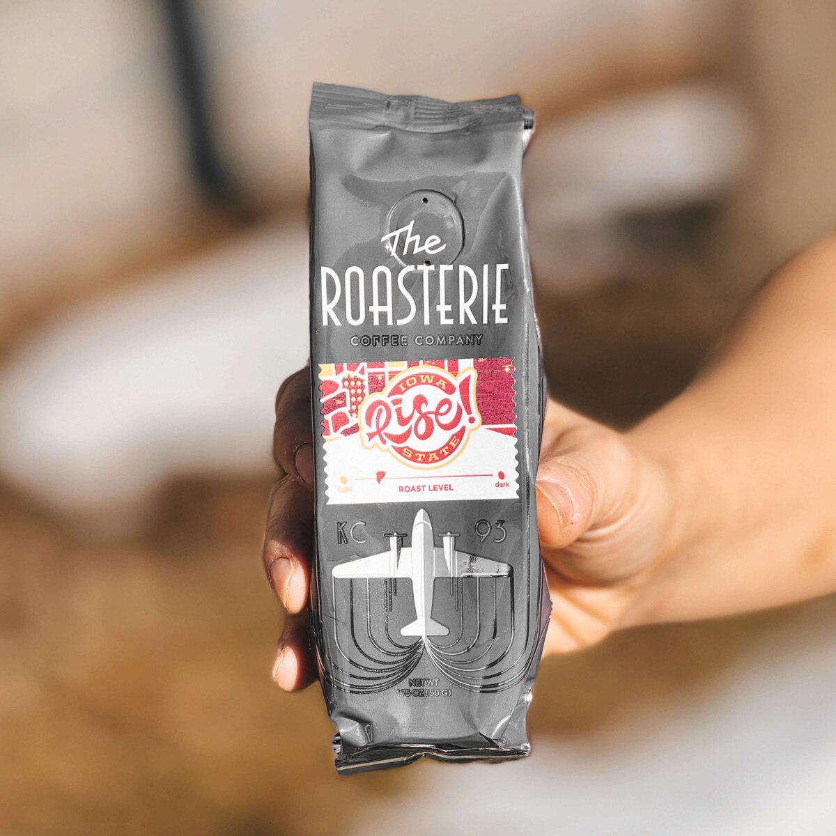 Rise The Roasterie Iowa State Ground Coffee Sampler Bag (1.75oz)